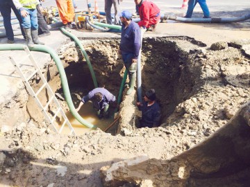 Constanţa, Castelu şi Cernavodă, localităţi fără apă